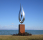Preview: Artwork on rusty column